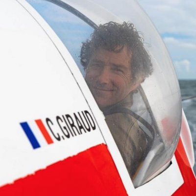 Clément Giraud lors de la Vendée Globe 2020